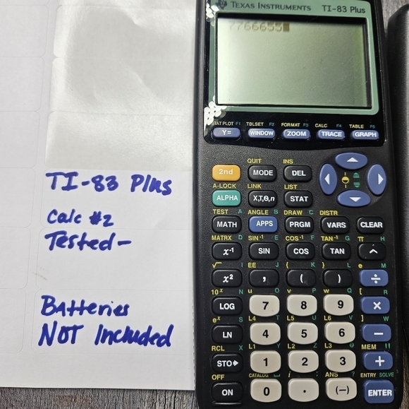 TI-83 Plus Graphing Scientific Calculator Texas Instaments - Picture 2 of 6